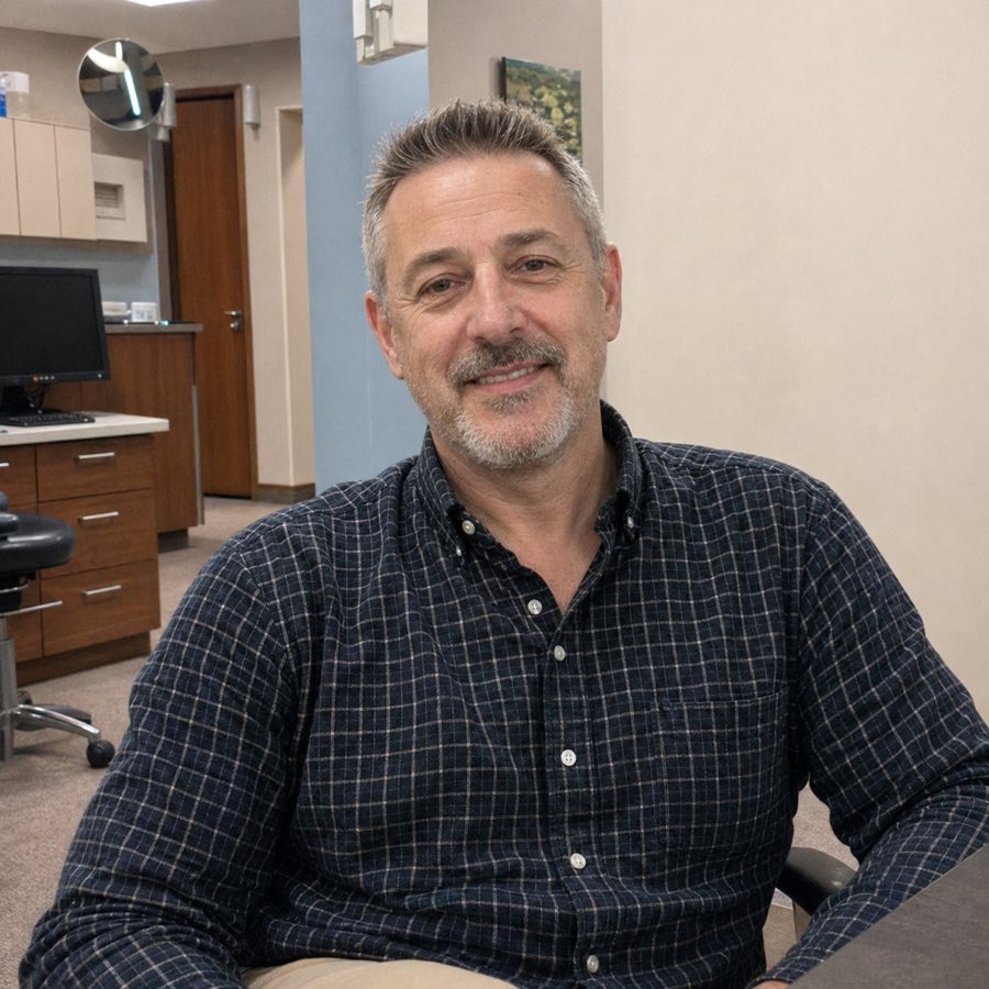 Smiling portrait of Dr. Richard Hughes