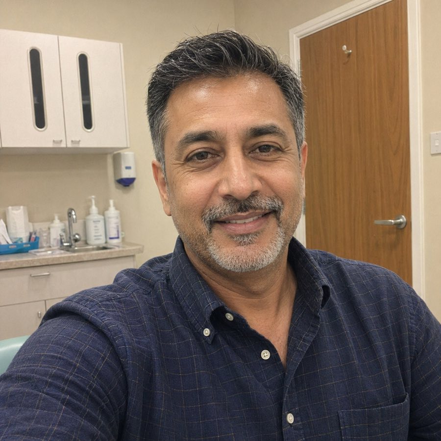 Smiling portrait of Dr. Amit Patel